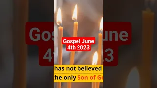 Gospel June 4th 2023 #gospeloftheday #catholicmass #biblereading #dailygospeltoday