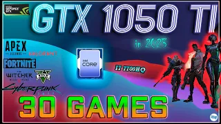 GTX 1050 Ti (Laptop Variant) in 30 Games        | 2023