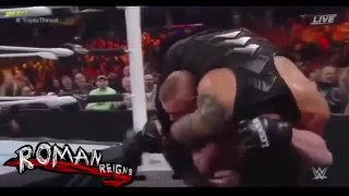 Roman Reigns vs. Brock Lesnar vs. Dean Ambrose FastLine 2016