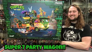 Party Wagon Teenage Mutant Ninja Turtles Super 7 Unboxing & Review!