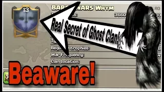 The REAL SECRET behind the GHOST CLAN! | CLASH OF CLANS funny commentary