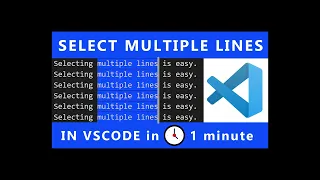 VSCode How To Select Multiple Lines