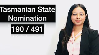 Tasmania state nomination requirements 190 and 491 updates- January 2021