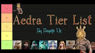 Dagoth Ur Aedra Tier List (The Nine Divines)