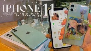 iphone 11 unboxing 2022 🪁 kpop edition + aesthetic