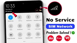 Solved Redmi Phone Mobile NO SERVICE And No Network Problem 2024 | Mi Phone No Sim Card Problem