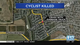 Bicyclist Hit And Killed By Garbage Truck In South Sacramento