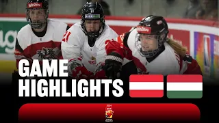 Highlights: Austria vs Hungary | 2024 #womensworlds Division 1A