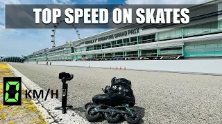 Top Speed Run Out At Singapore F1 Race Track On Skates - Virtual Tour (Turn On CC)
