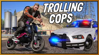 GTA 5 Roleplay - Trolling Cops on Honda Grom Bike | RedlineRP #833