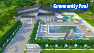 Community swimming pool in the Sims 4