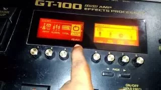 Boss gt100 automatic patch changing problem-solution