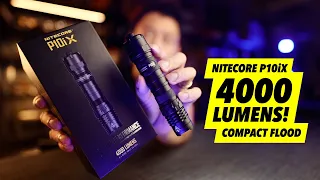 Finally A 4000 lumen Slim Tactical Floodlight! - Nitecore P10iX First look + Giveaway!