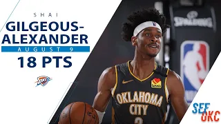 Shai Gilgeous-Alexander's Full Highlights: 18 PTS, 7 AST vs Wizards | 2019-20 NBA Season - 8.9.20