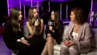 Georgia LA with Haim | Backstage at The BRITs 2014