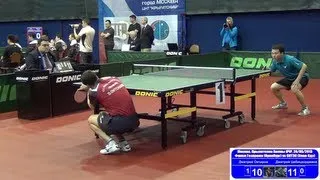 Dimitrij OVCHAROV vs Dmitriy TSYIBIKDORZHIEV 1/4 Russian Premier League Playoff Table Tennis