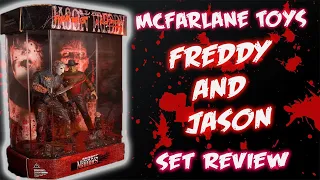 Mcfarlane Toys Movie Maniacs Freddy and Jason Set Figure Review | Freddy Fridays