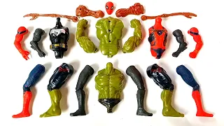 Assemble Marvel's Toys Hulk Smash Vs Siren Head Vs Spider-Man Vs Batman Avengers