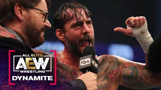 CM Punk Leaves No Doubt in Anyones Mind! | AEW Dynamite, 3/30/22