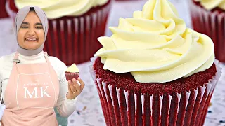 I can't believe how SOFT this RED VELVET CUPCAKE recipe is!