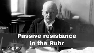 26th September 1923: Gustav Stresemann of Germany ends passive resistance in the Ruhr