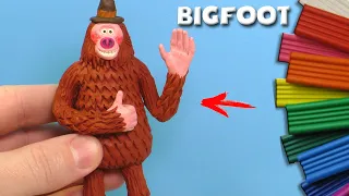 Making Bigfoot with Clay