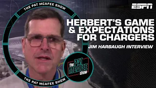 Jim Harbaugh on expectations for Chargers' season, Justin Herbert & more! | The Pat McAfee Show