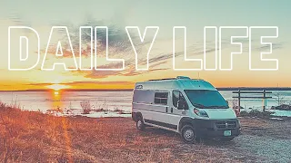 DAY IN THE LIFE - Vanlife routine during a pandemic - Travel Vlog #8