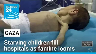 In Gaza, starving children fill hospital wards as famine looms • FRANCE 24 English