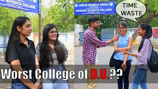 Is This The WORST College of Delhi University??|| Bhagini Nivedita College (DU) || Detailed Review.