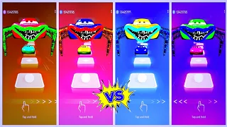 McQueen Red Eater 🆚 McQueen Blue Eater 🆚 McQueen Yellow Eater 🆚 McQueen Green Eater 🆚 Tiles hop 🎶EDM