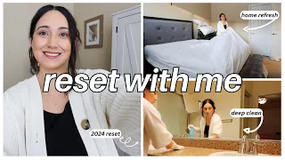 2024 RESET | Decluttering, Organization, Deep Clean, Laundry, Prep With Me For 2024 (Reset Routine)