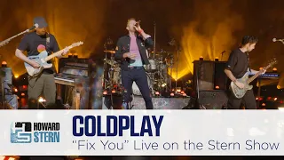 Coldplay “Fix You” Live on the Stern Show