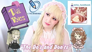 Do I agree with The Lolita Handbook? (Let's talk about rules and nostalgia! )