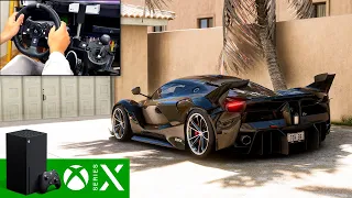 Forza Horizon 5 (Xbox Series X) FERRARI FXX K EVO | Steering Wheel Gameplay