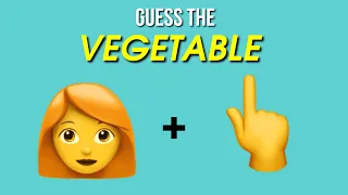 Can You Guess The VEGETABLE by Emoji? 🌽🎃Vegetable Emoji Quiz Challenge