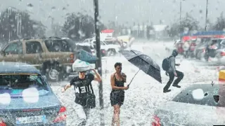 France Shocked ! Heavy hailstorm attack in Chateauroux