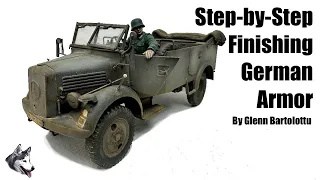 Build, paint and weather a Horch L1500 in 1/35 scale.