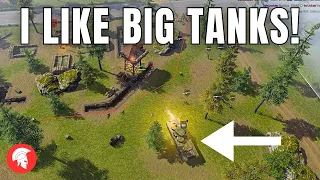 Men of War II - I LIKE BIG TANKS! - USSR Gameplay - 5vs5 Multiplayer - No Commentary