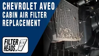 How to Replace Cabin Air Filter Chevrolet Aveo