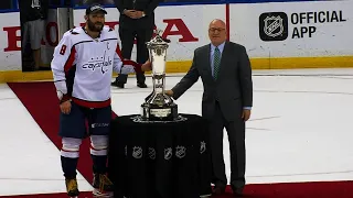 Ovechkin, Capitals accept Prince of Wales Trophy