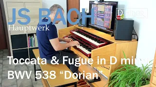 JS BACH - Toccata and Fugue in D minor "Dorian" BWV 538 - Hauptwerk Nitra