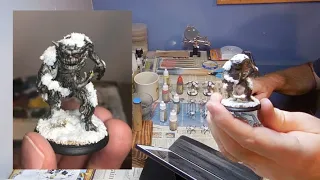 Miniature Painting: Alternate Enemies - Ancient Spiders & Snow Terrors - Shadows of Brimstone