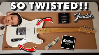 Installing Fender Custom Shop Twisted Telecaster Pickups with a Solderless 4-way Obsidianwire Kit