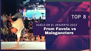 From Favela vs Malaganzters | TOP 8 | Duelo en el desierto 2023 | OLIFILMS