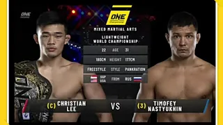 ONE CHAMPIONSHIP • Christian Lee vs Timofey Nastyukhin