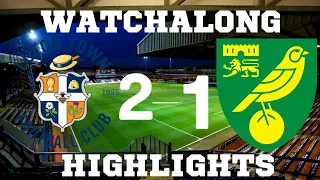 Luton Town 2-1 Norwich City Watchalong Highlights