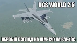 DCS World 2.5 | F/A-18C | Первый взгляд на ракеты AIM-120