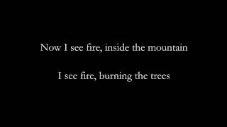 I See Fire - Ed Sheeran - Lyrics  (from The Hobbit: Desolation of Smaug)