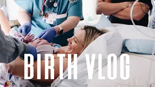 BIRTH VLOG | Induced With Foley Bulb, Labor & Delivery Of Our First Baby!